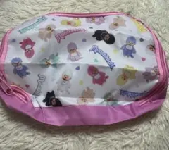 モンチッチ 総柄 ポーチ ピンク
