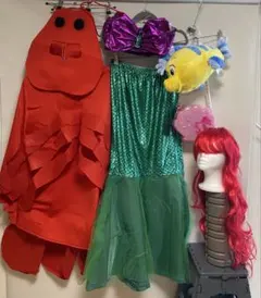 リトルマーメイド風　 コスプレ衣装セット
