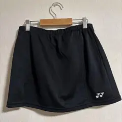 ヨネックス ブラック テニススカート　スコート　黒　L
