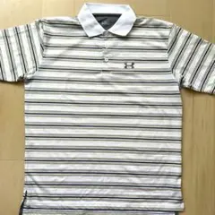 【美品】アンダーアーマー GOLF ポロシャツ ゴルフウェア SM