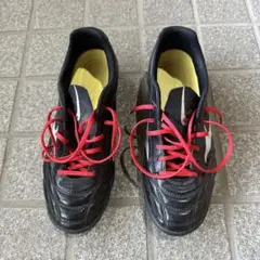 Mizuno サッカーシューズ ブラック/レッド　25.0