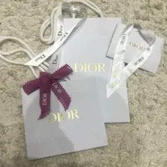 Dior 紙袋　ショッパー　リボン付き