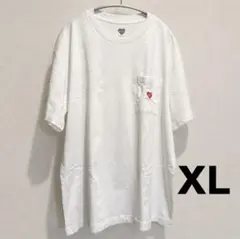 新品未使用】HUMAN MADE ポケットTシャツ ホワイト XL - メルカリ