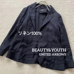 BEAUTY&YOUTH 日本製　麻リネン100％ 定番テーラードジャケットのサムネイル