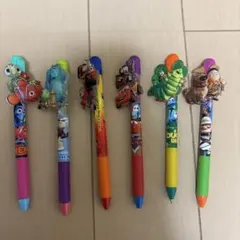 ディズニーキャラクター ボールペン 6本セット ピクサー ディズニー