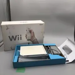 【美品】 Nintendo Wii 本体 ホワイト 付属品あり 任天堂　箱付き