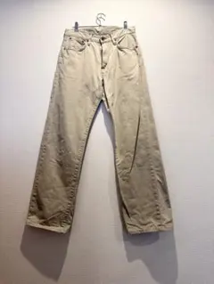 EDWIN ベージュ ストレートパンツ