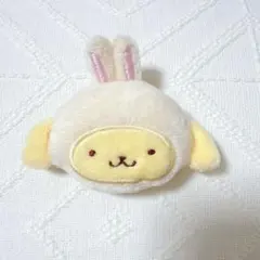 ちいかわ　サンリオ　ヘアクリップ　プリン　うさぎ