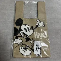 ミッキーマウス トートバッグ ベージュ