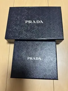 PRADA ギフト箱 2個セット ネイビー