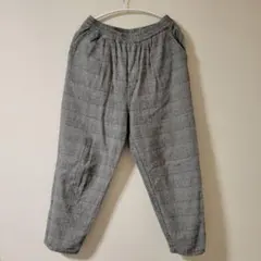 Samansa Mos2　柄アソートテーパードパンツ　フリーサイズ