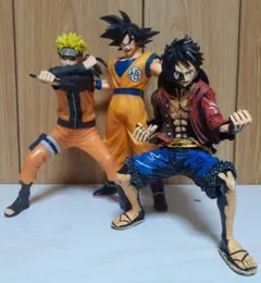 ジャンプ　フィギュア　悟空　ナルト　ルフィ　現状品セット