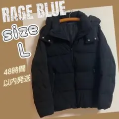 RAGE BLUE　ダウンジャケット　ブラック　sizeL　メンズのサムネイル
