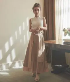 eimy istoire バックルポイントアシンメトリースカート