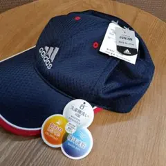 未使用品　adidas ジュニアキャップ OSFZ 54-57cm　キッズ　帽子
