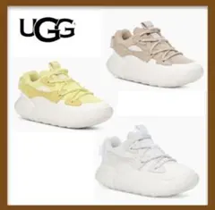 UGG 厚底イエロースニーカー