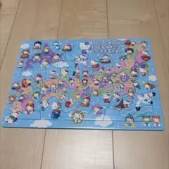 헬로 키티 현지 키티 일본지도 퍼즐 산리오 레트로