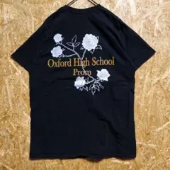 【F】トップス　海外古着 カレッジ/企業 Ｔシャツ 黒・ブラック