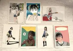 江口寿史 イラストカード（ポストカード）7枚セット