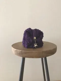 ふりふ◻︎ミニポーチ◻︎パープル