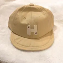 ミキハウス ホットビスケッツ Hロゴキャップ ベージュ