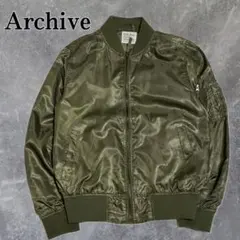 00s archive Y2K MA-1 フライトジャケット カーキ L 迷彩