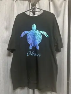亀デザイン オーバーサイズTシャツ