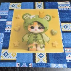 パッチワークタペストリー パッチワークキルト ハンドメイド - メルカリ