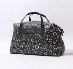 CECIL McBEE セシルマクビー　モノグラムボストンバッグ　ブラック