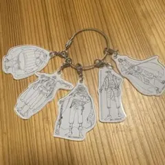 ONE PIECEワンピースアクリルキーホルダー 5個セット