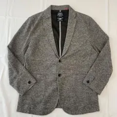 美品Ball Riminiテーラードジャケット（L L）グレー系　ニット素材