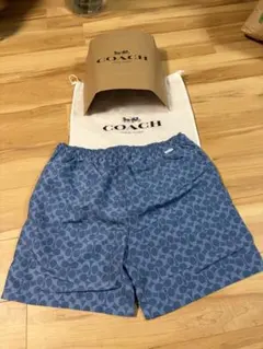 新品未使用☆COACH メンズ シグネチャー スイム トランクス - メルカリ