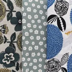 北欧柄カットクロス３枚セット