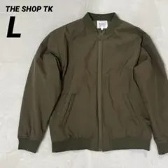 THE SHOP TK【美品】メンズ ブルゾン MA-1 カーキ L 【446】のサムネイル