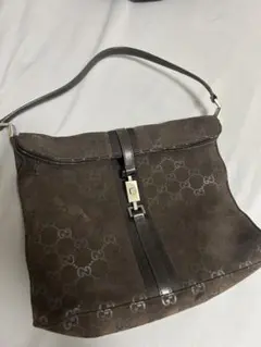 GUCCI ブラウンショルダーバッグ