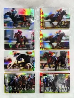 サラブレッドホースコレクション ツインウエハース 第4Ｒ　金色箔押しのサムネイル