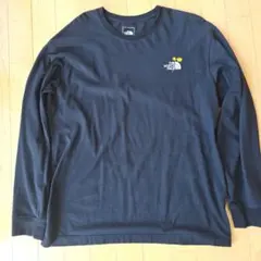 THE NORTH FACE フラワーロゴブラック ロンT
