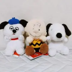 スヌーピー　ひょこぴょこぬいぐるみ　全3種　SNOOPY