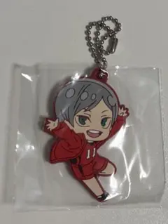 ハイキュー　灰羽リエーフ　ラバーストラップ