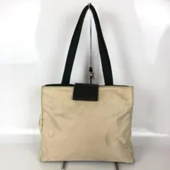 PRADA プラダ ナイロン トートバッグ ベージュ レディース ブランド