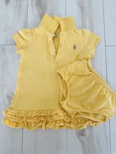 Ralph Lauren ポロワンピース 12M イエロー