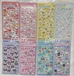 正規品　サンリオ　ボンボンドロップシール　全８種　コンプリートセット