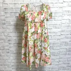 【LAISSE PASSE】レッセパッセ　日本製　花柄　チュニック　ワンピースのサムネイル