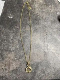 Christian Dior ネックレス CDロゴ ゴールドカラー