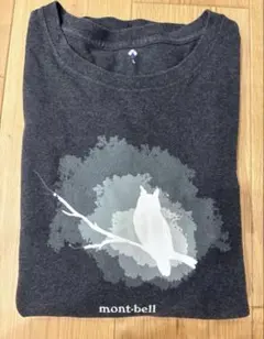 mont-bell モンベル フクロウ柄 Tシャツ Lサイズ