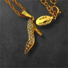 MARIO VALENTINO ネックレス ゴールド ラインストーン r812