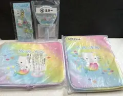 サンリオ当りくじハローキティ　マーメイド ミラービーズチャームブルーマルチケース