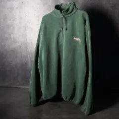 90s USA製　NAUTICA COMPETITION ハーフジップフリース緑