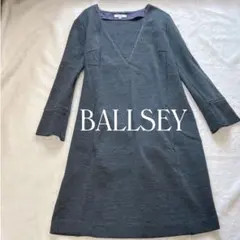 【BALLSEY】Vネックワンピース/濃グレー/38//M/トゥモローランド
