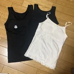 女の子向け　カップ付きインナー　3枚セット